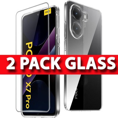 Hülle für Xiaomi POCO X7 Pro 5G C85 M7 Pro F7 Klar Handyhülle & Displayschutz