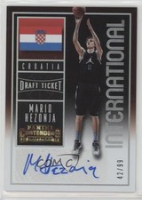 2015-16 Contenders Draft Picks International Ticket 42/99 Mario Hezonja Auto ov7