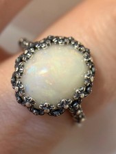 Natural Ethiopian Opal Ring
