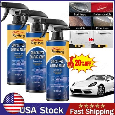 3Set Quick Car Coating Spray, New Quick Effect Coating Agent for Car 120ml ~NEW