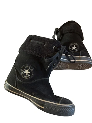 CONVERSE ALL STAR boots noires en daim originales pointure 37 - Photo 1/4