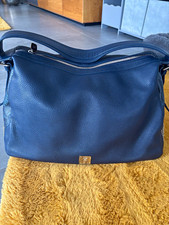 MCM Damen Schultertasche blau Leder wie neu!W...