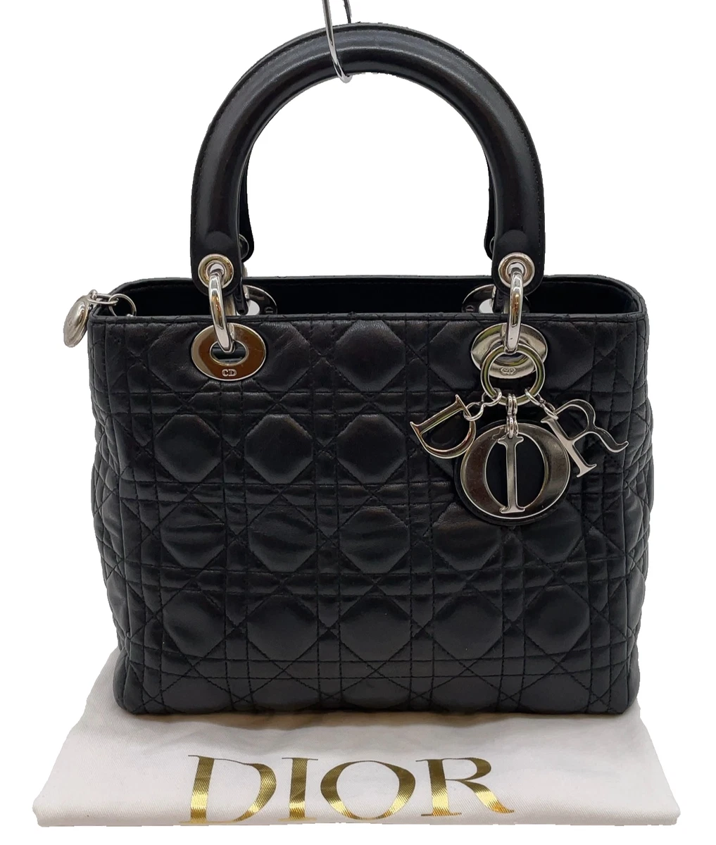 Dior Black Quilted Bags & Handbags for Women for sale | eBay