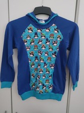 Pullover Gr. 128 Blau NEU von Babauba mit Kap...
