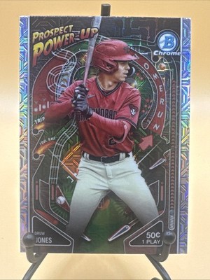 2024 Bowman Chrome Prospect Power-Up Mojo Refractor Druw Jones #PP-4 Diamondback