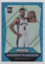 2015-16 Panini Prizm Rookies Light Blue Prizm 43/199 Andrew Harrison #343 5l1