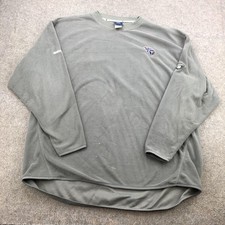Tennessee Titans Sweatshirt Mens 2XL Gray NFL Football Fleece Reebok On Field