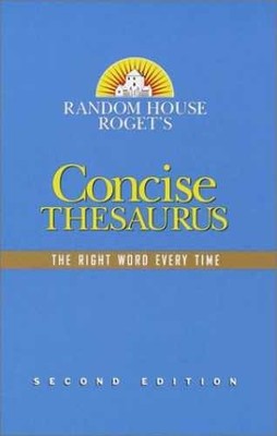Random House Roget's Concise Thesaurus: - Hardcover, by Random House - Very Good