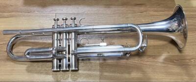 Besson London 600 Model 612 Trumpet Silver Used with Hard Case | eBay