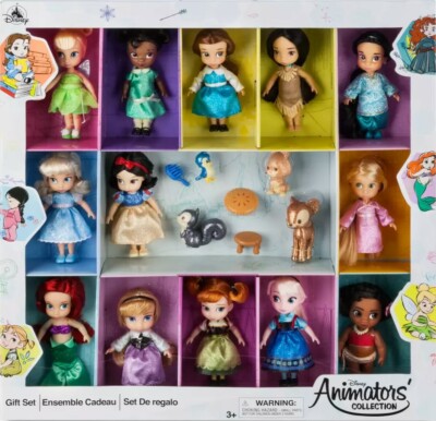 Disney Animators' Collection 5 in Mini Doll Gift Set NIB | eBay