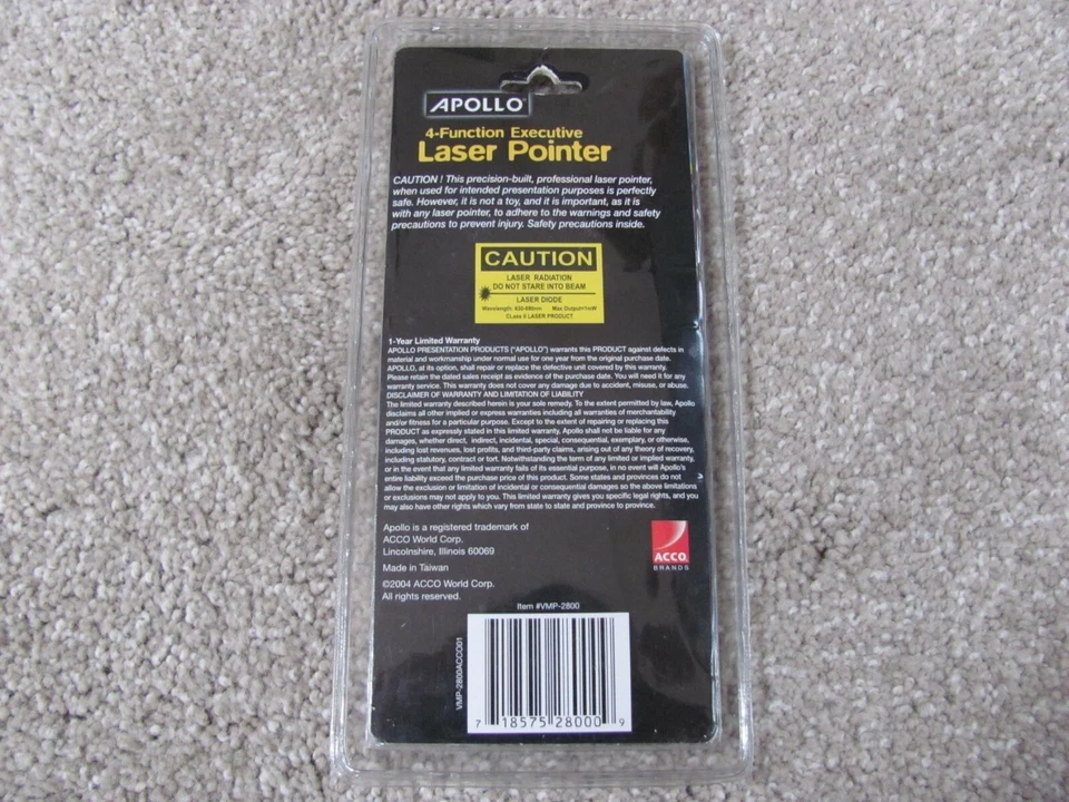 Nuevo puntero láser Apollo 4 funciones clase ejecutiva II VMP-2800 Foto 3 de 3