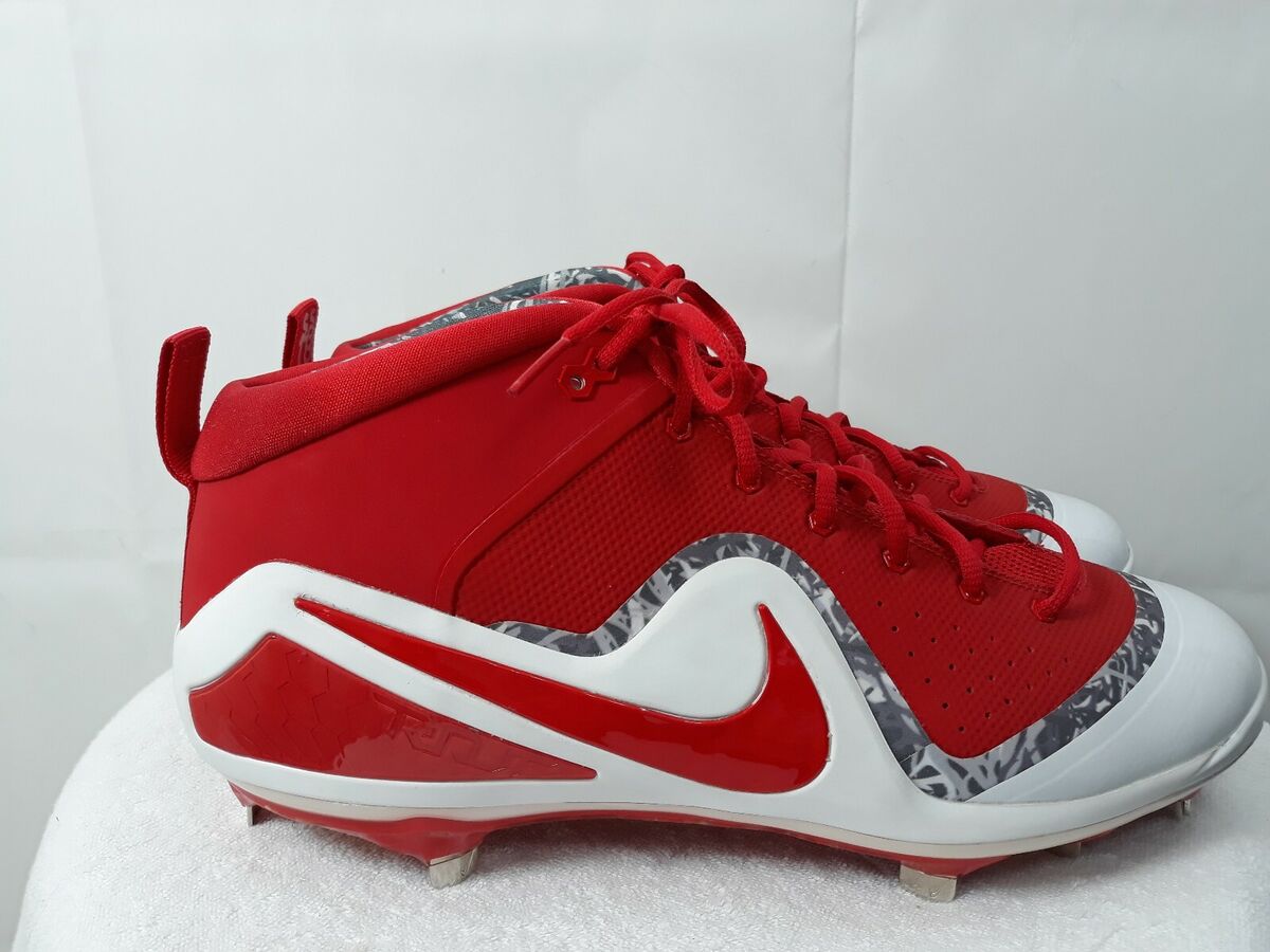 NIKE FORCE ZOOM TROUT 4 Mid Metal Mens Size 13 Baseball NIKE FORCE ZOOM TROUT 4 Mid Metal Mens Size 13 Baseball