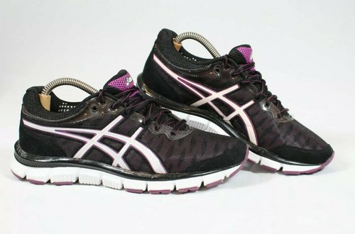 ASICS NERVO 33-T15BQ Scarpe Da Corsa Donna Taglia 7.5 Nero e Viola | eBay