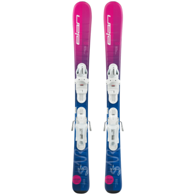 NEW Elan junior girl's skis ELAN SKY UFlex 110cm + size adjustable