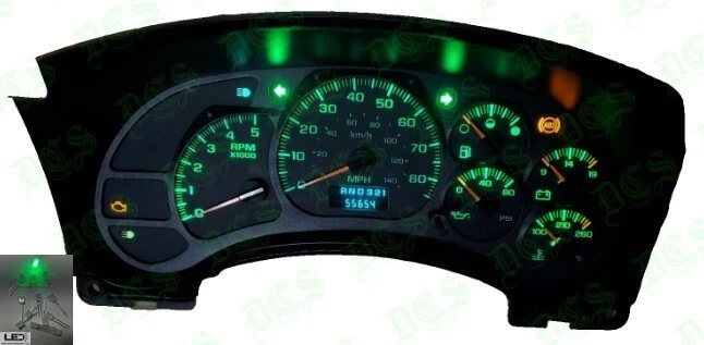 KIT ACTUALIZACIÓN LED VERDE KODIAK TOPKICK CHEVROLET GMC C4500 C5500 C6500 W5500 T6500 Foto 2 de 4