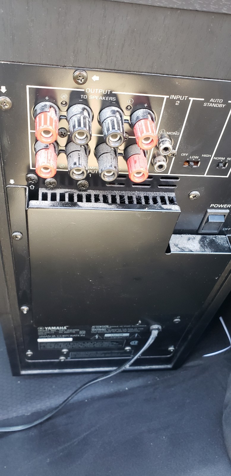 Yamaha YSTSW205 Power Subwoofer Speaker Home Theater Systemfree