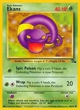 Pokemon  Ekans (46/63) Fossil LP