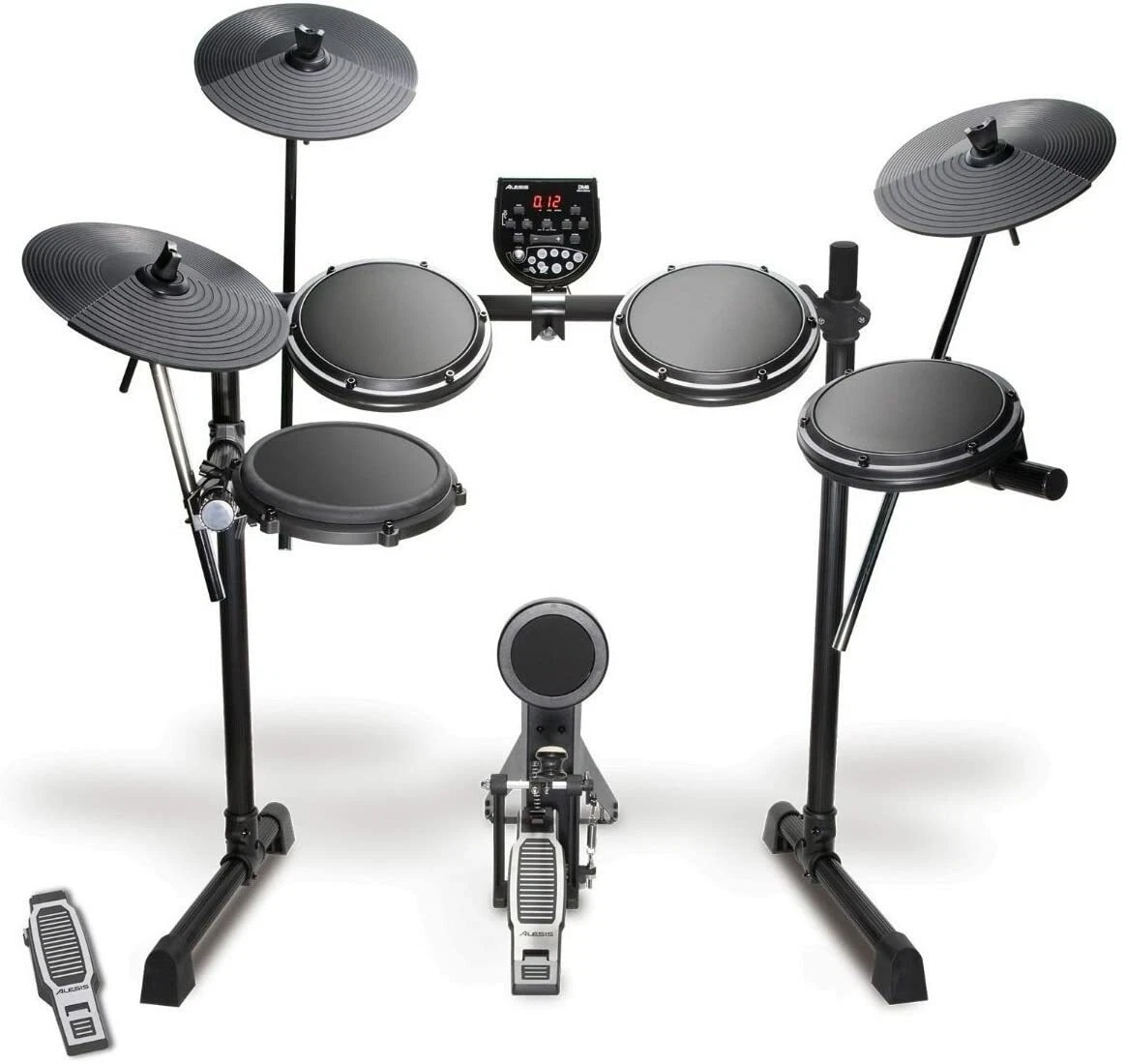 ALESIS DM6 USB ELECTRONIC DRUM KIT - snare tom crash ride kick