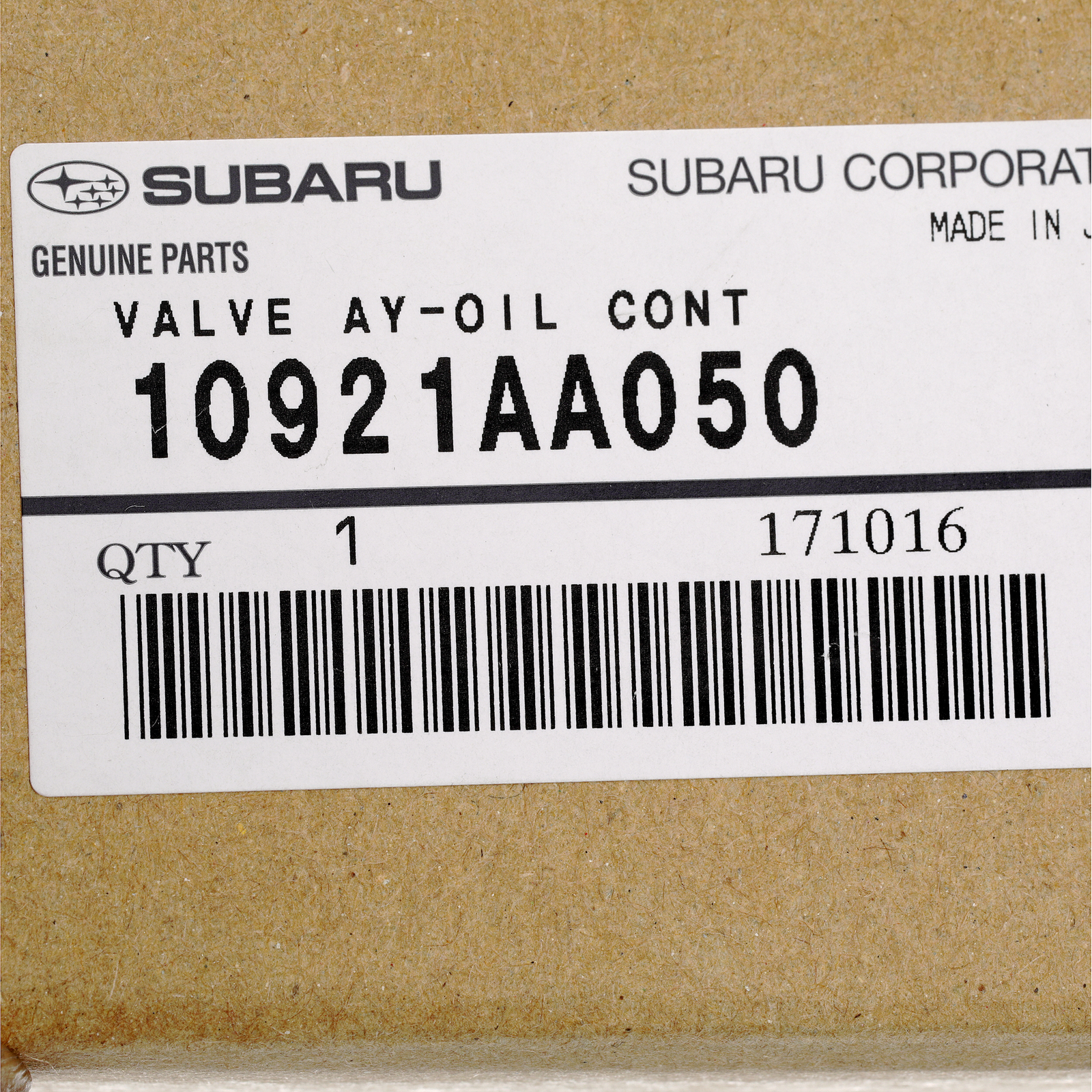 NEW 0509 Subaru AVCS Oil Control Valve Assembly Legacy Outback OEM