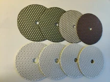 5" Diamond wet dry Polishing Pad 38 Granite Concrete stone Terrazzo Marble renew