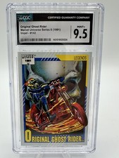 Marvel Universe Series 2 1991 Impel 142 Original Ghost Rider CGC Mint 9.5