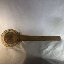 Vintage ~ Davis Instruments Crop. ~ 3 Arm Protracor