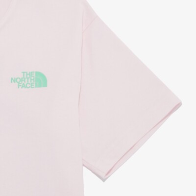THE NORTH FACE★24-25AW★TNF HANGEUL S/S R/TEE 6_NT7UR54 The North Face Korea W'S TNF HANGEUL S/S R/TEE LIGHT_PINK