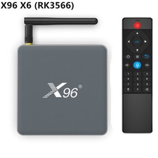 X96 X6 TV BOX Android 11 RK3566 2.4/5G Dual Wifi 1000M BT 4K Media Player