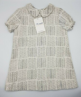 Mädchen Baby Kleinkind Kurzarm Spitzenkleid verschiedene Größen (3391)