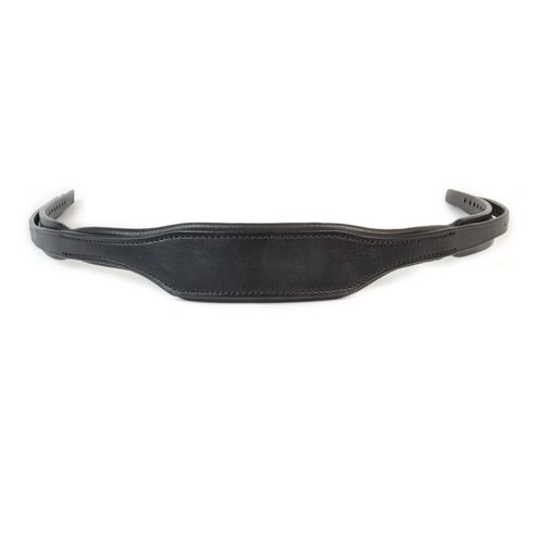 bouton de meuble tirette en cuir marron foncé