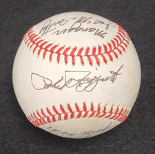 Rare PHIL RIZZUTO Signed Inscribed-YANKEES-JOE McCARTHY Official Baseball-PSA