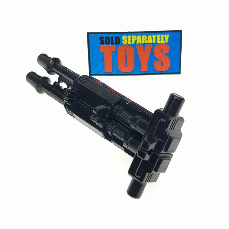 Transformers Classics Jetfire RIFLE left & right Voyager black weapon accessory - Image 3 of 4