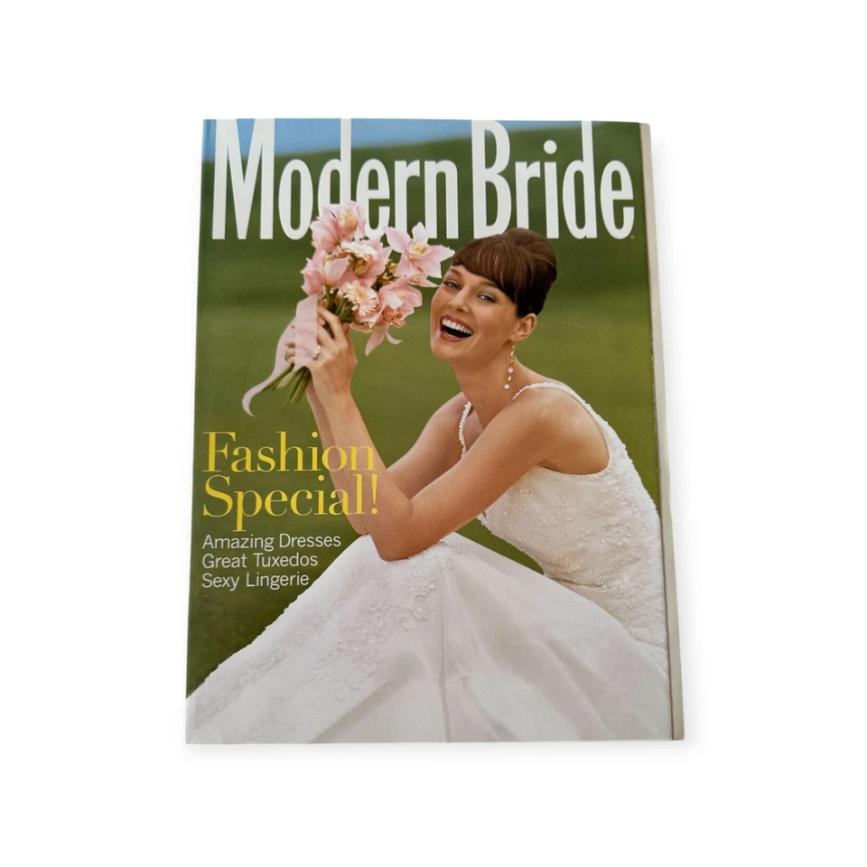 Rare Modern Bride Magazine (August/September 2003) – Incomplete Cover Foto 2 de 4