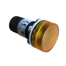 ABB Amber Pilot Indicator Light Lamp - 240v - ABB 1SFA619402R100 - BA 9S Base