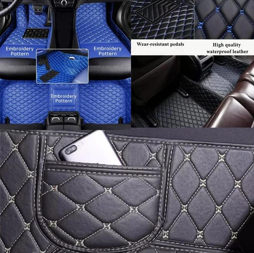 For Hummer H2 H3 H3T All Models Car Floor Mats Custom Waterproof Carpets Liner - Picture 10 of 37