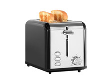 2 Slice Toaster with Wide Slots Bagel Functio...