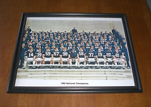 lions penn 1982 nittany state team champs framed national print color