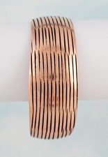 Extra Wide Heavyweight Copper Cuff Bracelet 2 to Choose From 24 - 28 mm wide
