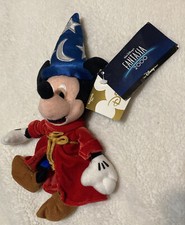 Disney Store Fantasia Sorcerer 2000 Mickey Bean Bag Plush 8 New W/ Tags