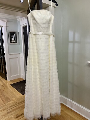 navy blue dress for baby girl Elegant White Maxi Dress For Garden Party main image 0