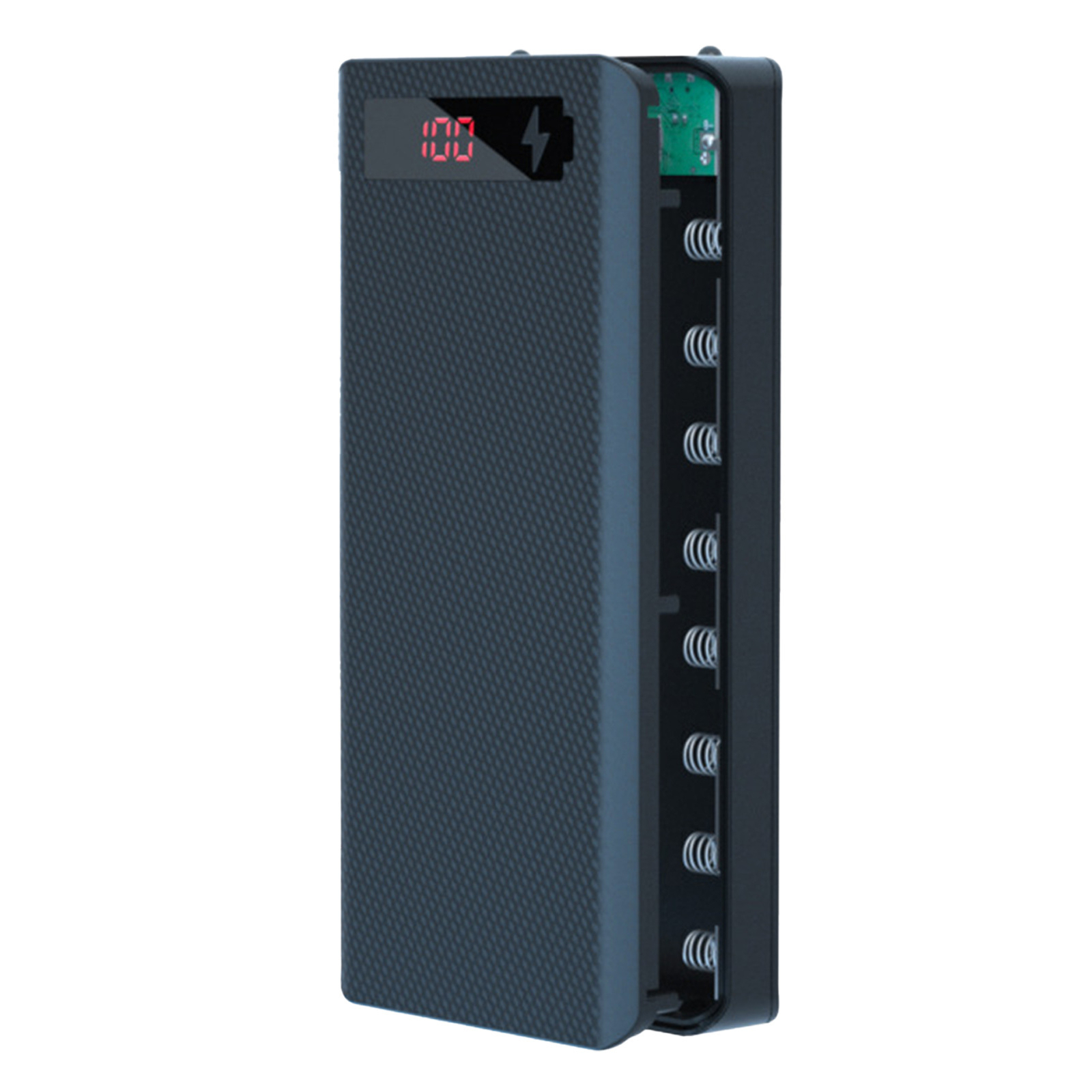 8-Section Detachable 18650 Power Bank Kit - No Welding Portable Charger