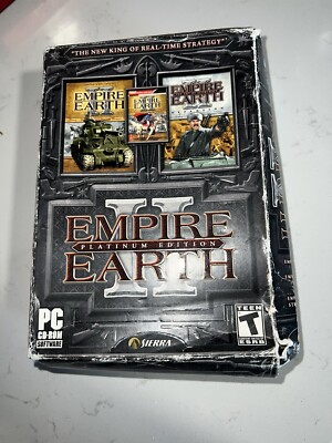 NEW Empire Earth 2 Platinum Edition - PC by Sierra. Factory Sealed Read See Pics