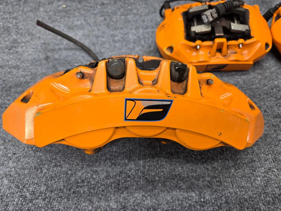 Juego de pinzas de freno delanteras y traseras conjunto lexus 16-20 gs-f gsf oem Foto 3 de 4