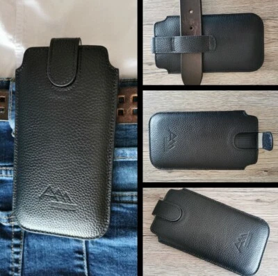 ASSEM für Samsung Galaxy S21 5G Ultra echt leder Gürteltasche Hülle case Silikon