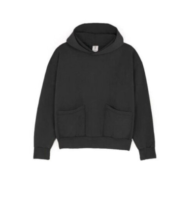 The Rad Black Kids L89201 Mens Black Oversized Hoodie Size L