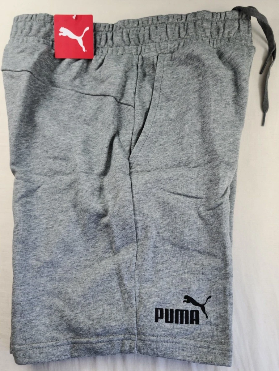 PUMA Essential Men s Sweat Bermuda Shorts Medium Gray Regular Fit