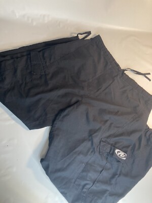 Frontline black womens scrub pants medium 