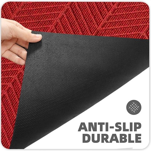 Barrier Mat Entrance Door Mat Heavy Duty Non Slip Dirt Trapper Rubber Back Rugs - Picture 8 of 38