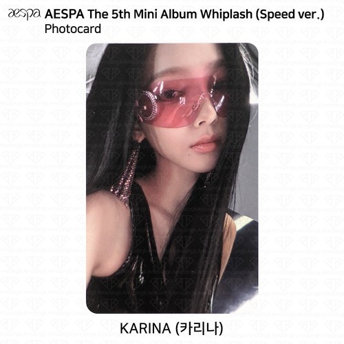 Aespa 5th Mini Album Whiplash Official Photocard Beat Speed Smini Limited ver - Picture 27 of 70
