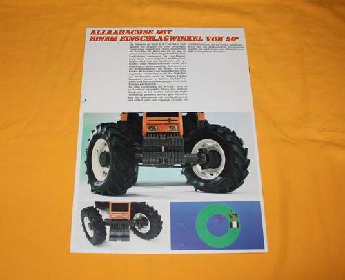 Renault M & P 1989 Tractor Brochure Tractor Brochure Tracteur Catalog Depliant - Picture 3 of 3